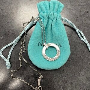 Tiffany & Co. .925 Sterling Silver 1837 Circle Pendant